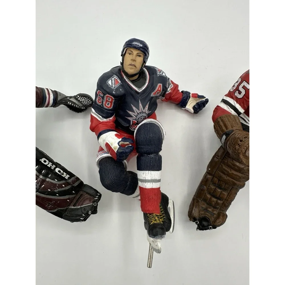 McFarlane NHL Sports Picks Figure Lot 3 Jagr Esposito Aebischer Loose